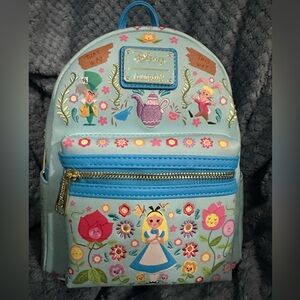 Loungefly Blue Floral Kids Backpack